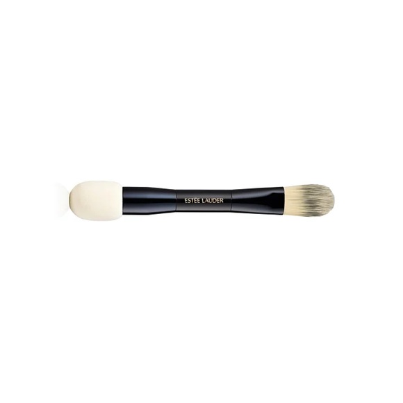 Estee Lauder Other - Estee Lauder Dual-Ended Foundation Brush with Sponge 2 Pieces New
